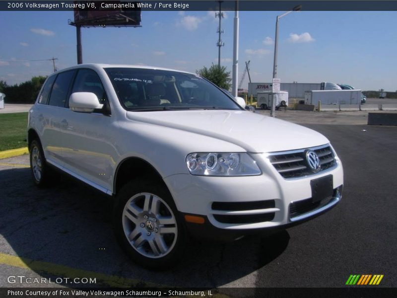 Campanella White / Pure Beige 2006 Volkswagen Touareg V8