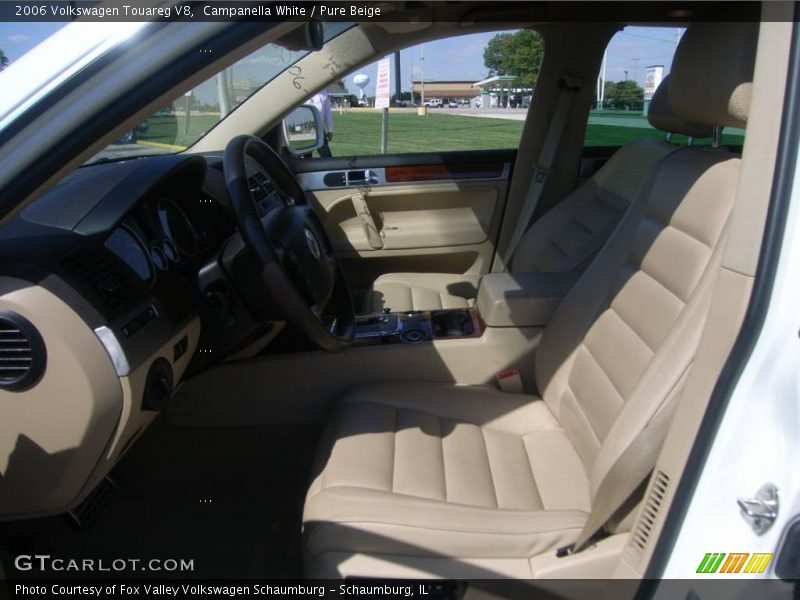 Campanella White / Pure Beige 2006 Volkswagen Touareg V8