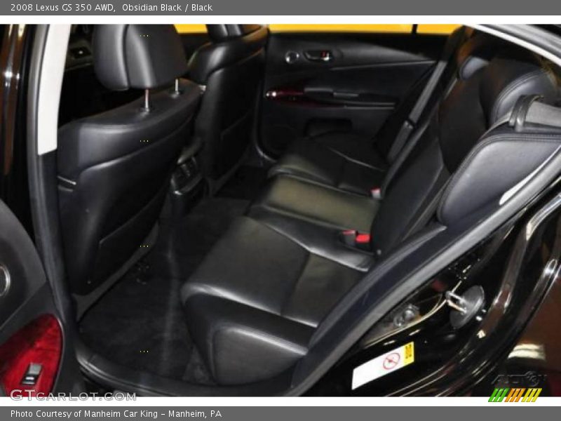 Obsidian Black / Black 2008 Lexus GS 350 AWD