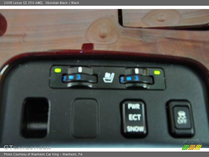 Obsidian Black / Black 2008 Lexus GS 350 AWD