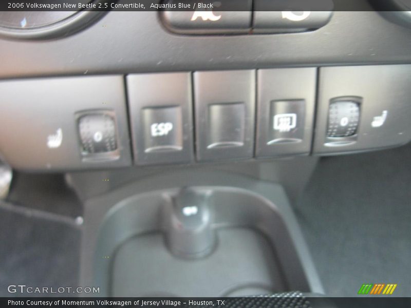 Aquarius Blue / Black 2006 Volkswagen New Beetle 2.5 Convertible