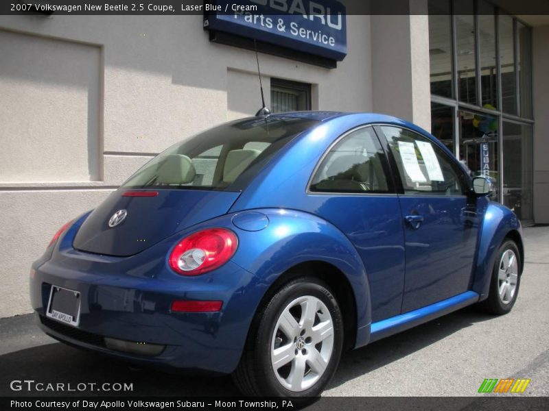 Laser Blue / Cream 2007 Volkswagen New Beetle 2.5 Coupe