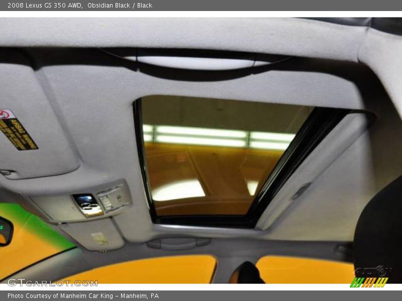 Obsidian Black / Black 2008 Lexus GS 350 AWD