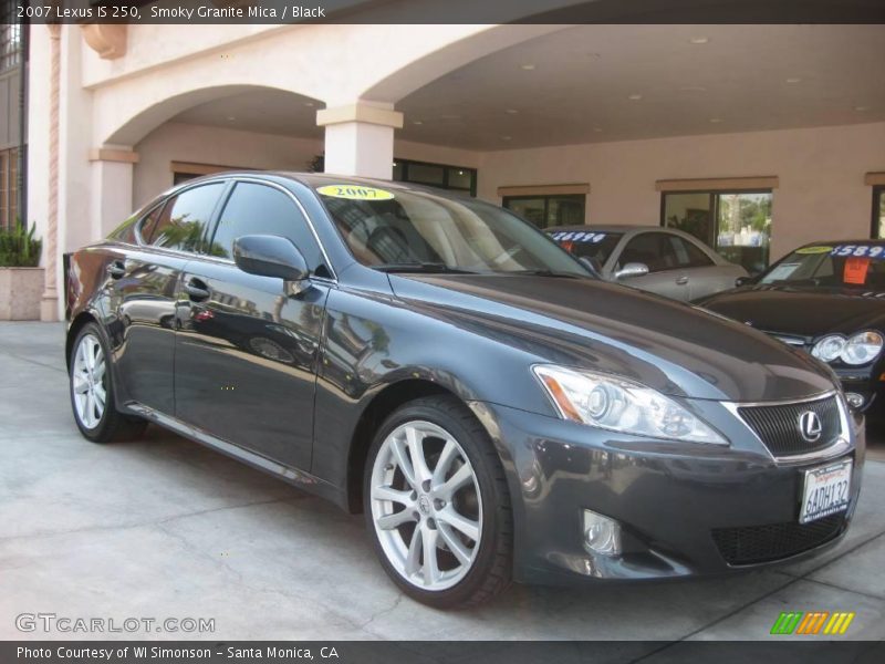 Smoky Granite Mica / Black 2007 Lexus IS 250