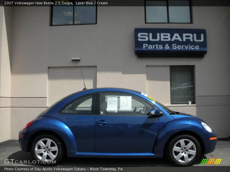 Laser Blue / Cream 2007 Volkswagen New Beetle 2.5 Coupe