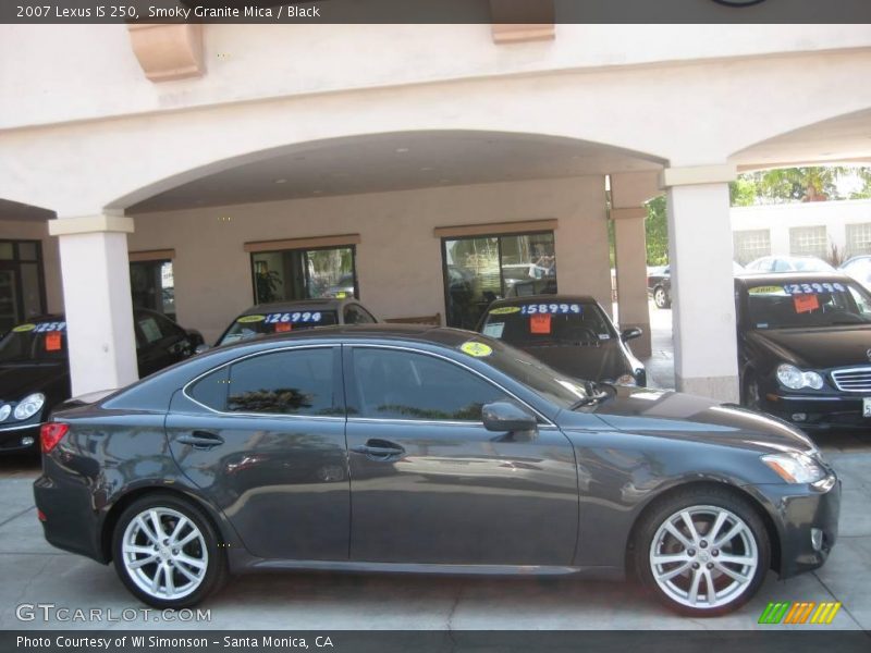 Smoky Granite Mica / Black 2007 Lexus IS 250