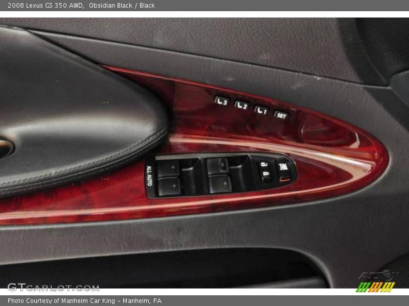 Obsidian Black / Black 2008 Lexus GS 350 AWD