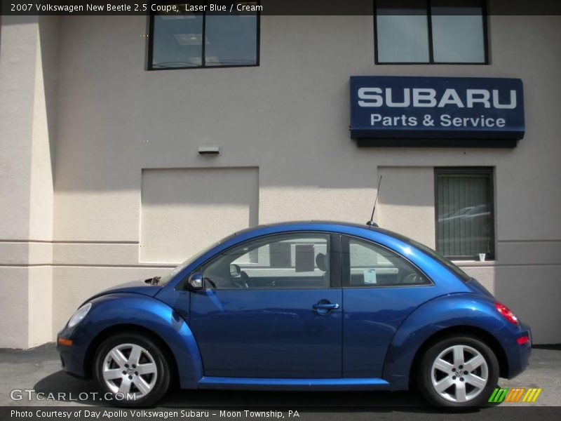 Laser Blue / Cream 2007 Volkswagen New Beetle 2.5 Coupe
