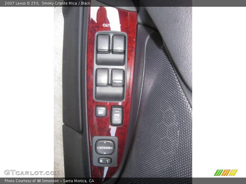 Smoky Granite Mica / Black 2007 Lexus IS 250