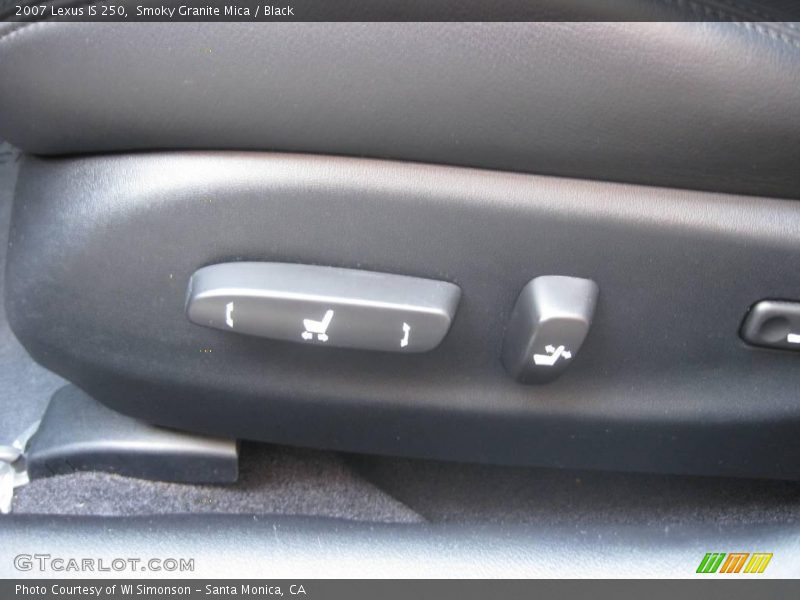 Smoky Granite Mica / Black 2007 Lexus IS 250
