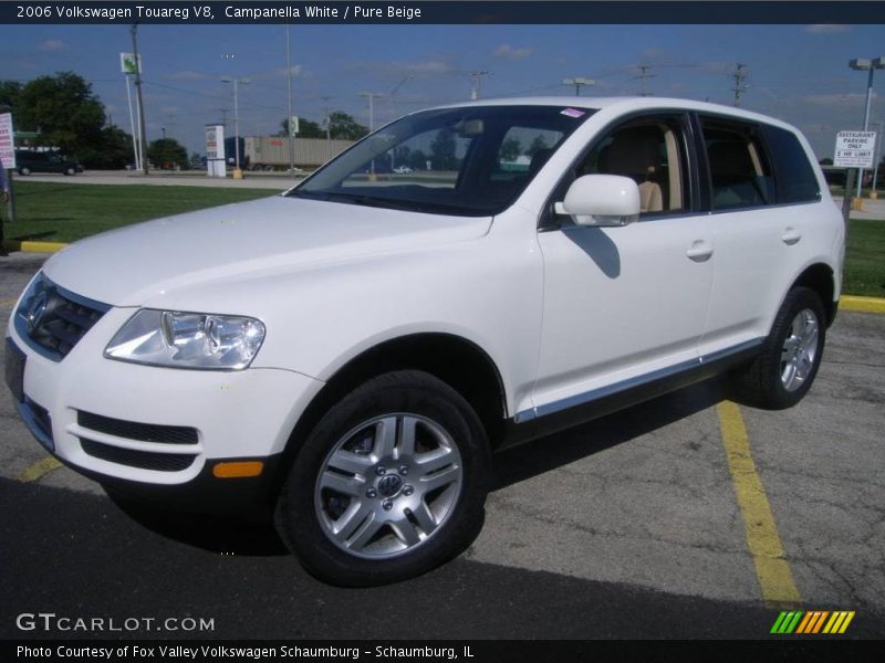 Campanella White / Pure Beige 2006 Volkswagen Touareg V8