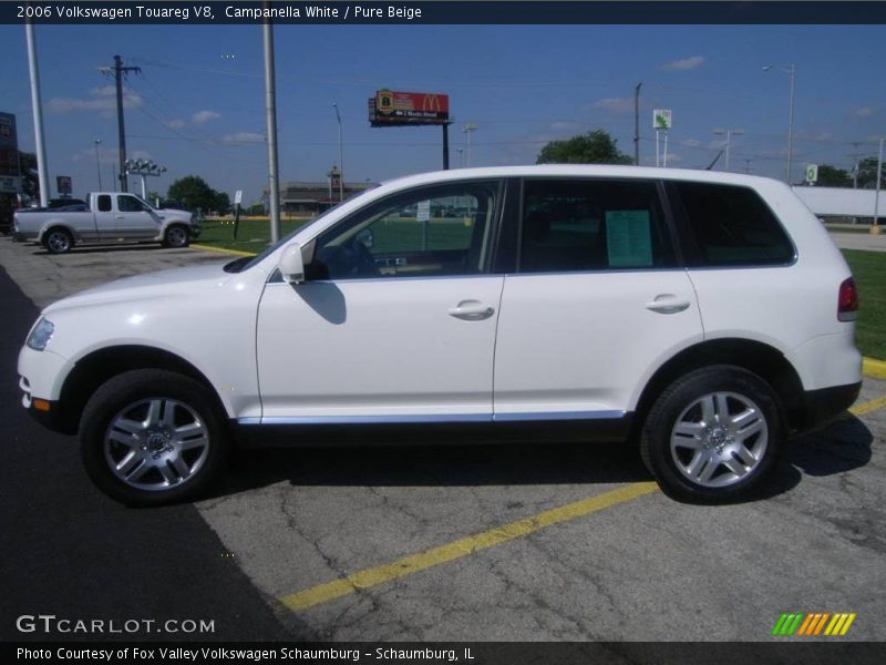 Campanella White / Pure Beige 2006 Volkswagen Touareg V8