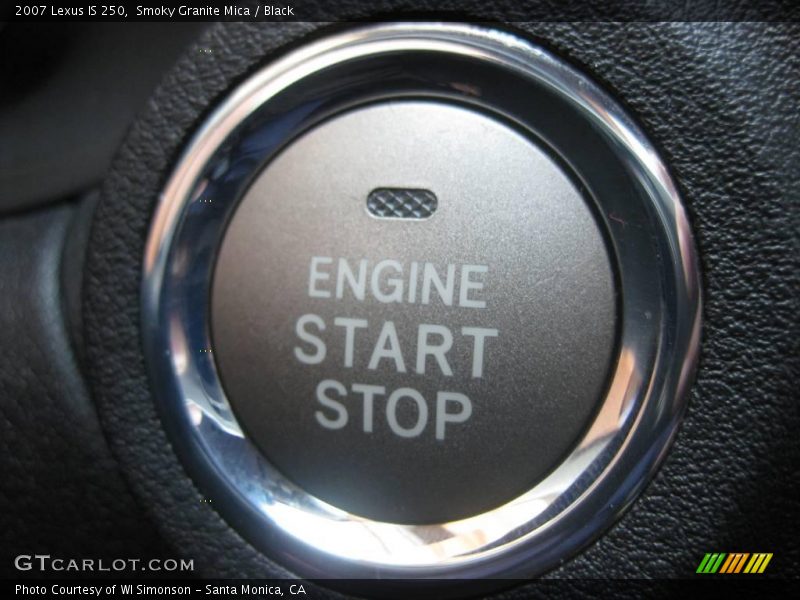 Smoky Granite Mica / Black 2007 Lexus IS 250