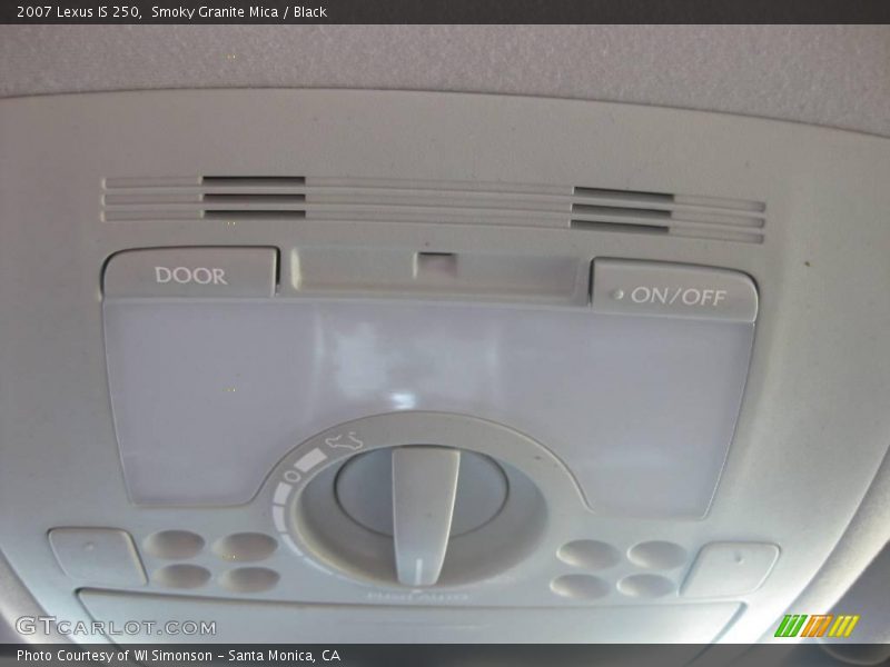 Smoky Granite Mica / Black 2007 Lexus IS 250