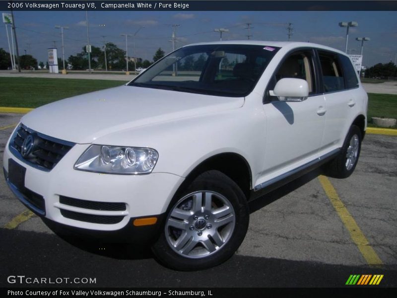 Campanella White / Pure Beige 2006 Volkswagen Touareg V8