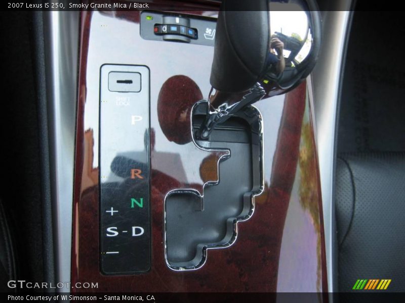Smoky Granite Mica / Black 2007 Lexus IS 250