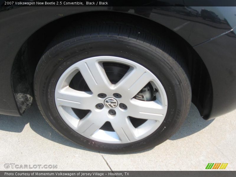 Black / Black 2007 Volkswagen New Beetle 2.5 Convertible