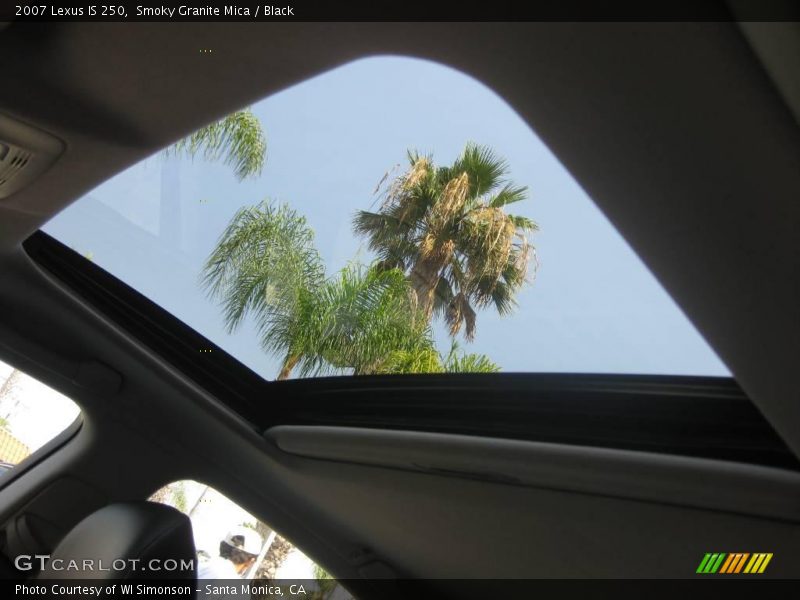 Smoky Granite Mica / Black 2007 Lexus IS 250