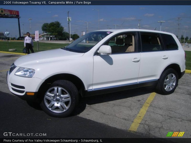 Campanella White / Pure Beige 2006 Volkswagen Touareg V8