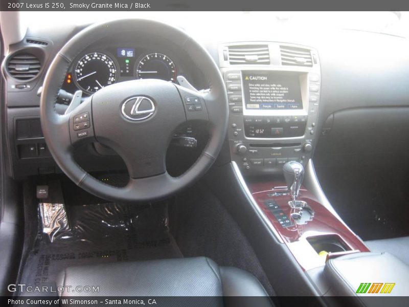 Smoky Granite Mica / Black 2007 Lexus IS 250