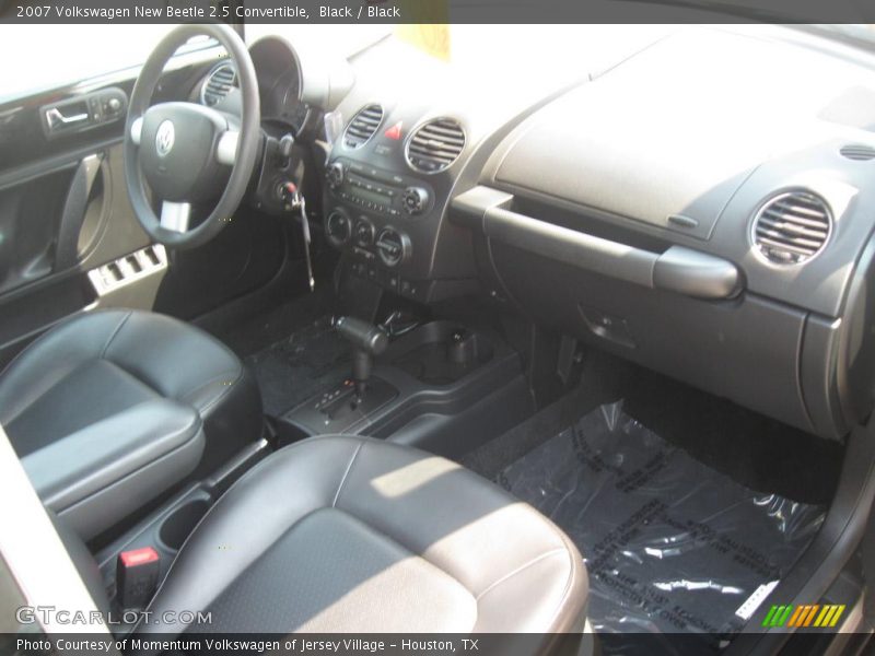 Black / Black 2007 Volkswagen New Beetle 2.5 Convertible