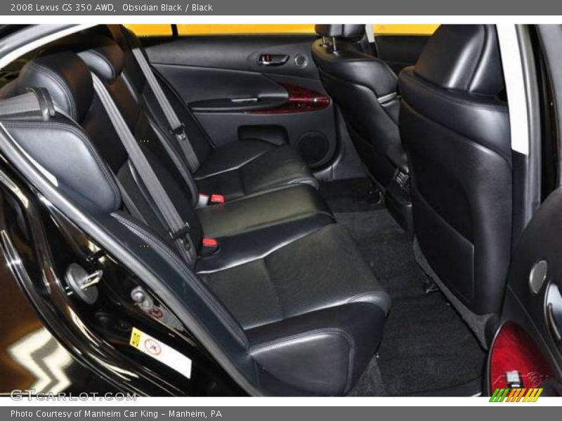 Obsidian Black / Black 2008 Lexus GS 350 AWD