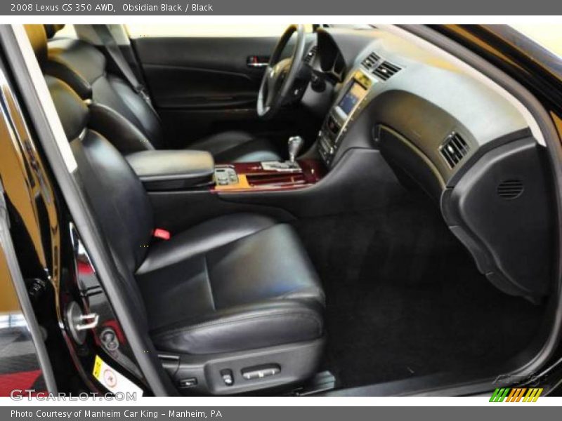 Obsidian Black / Black 2008 Lexus GS 350 AWD