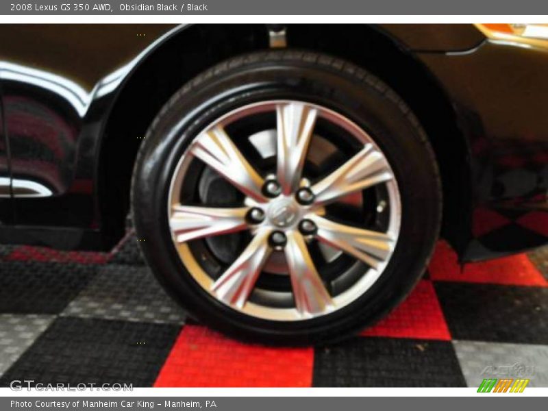 Obsidian Black / Black 2008 Lexus GS 350 AWD