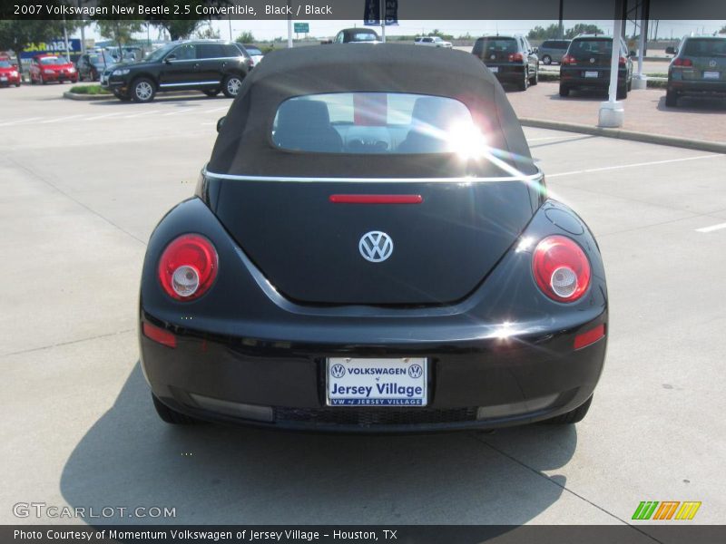 Black / Black 2007 Volkswagen New Beetle 2.5 Convertible