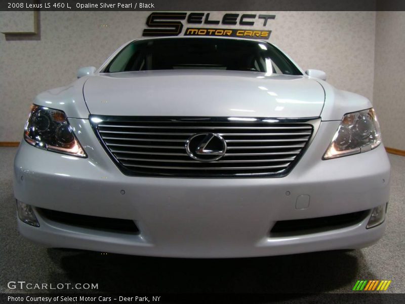 Opaline Silver Pearl / Black 2008 Lexus LS 460 L