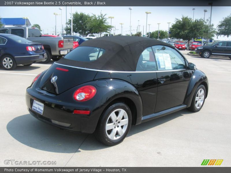Black / Black 2007 Volkswagen New Beetle 2.5 Convertible