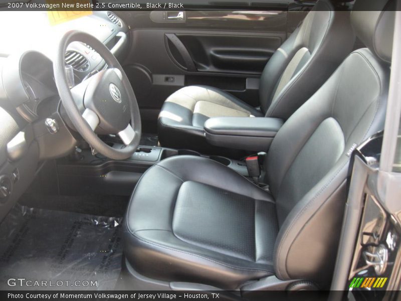 Black / Black 2007 Volkswagen New Beetle 2.5 Convertible