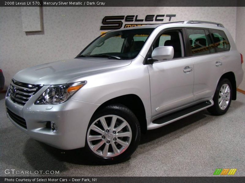 Mercury Silver Metallic / Dark Gray 2008 Lexus LX 570