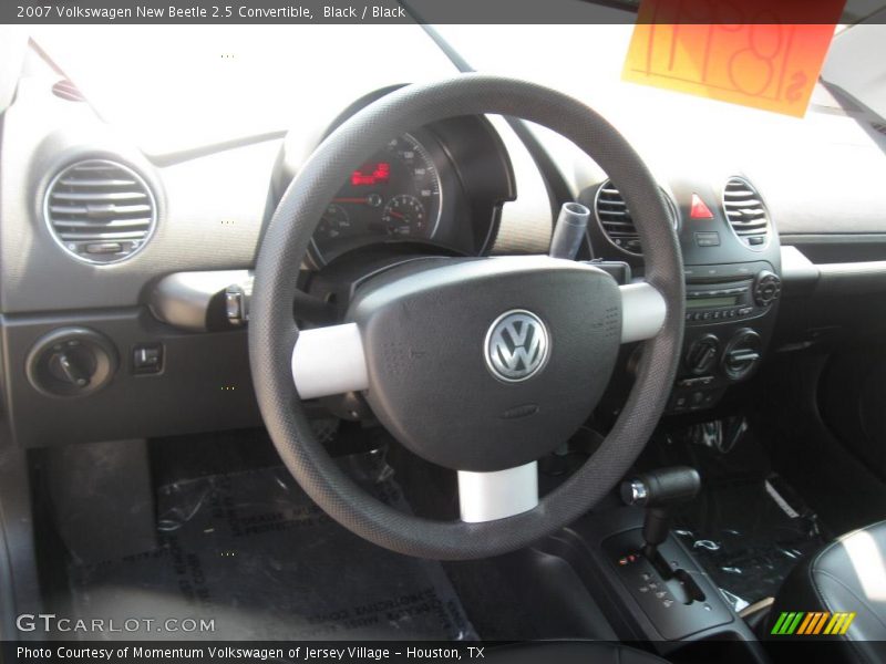 Black / Black 2007 Volkswagen New Beetle 2.5 Convertible