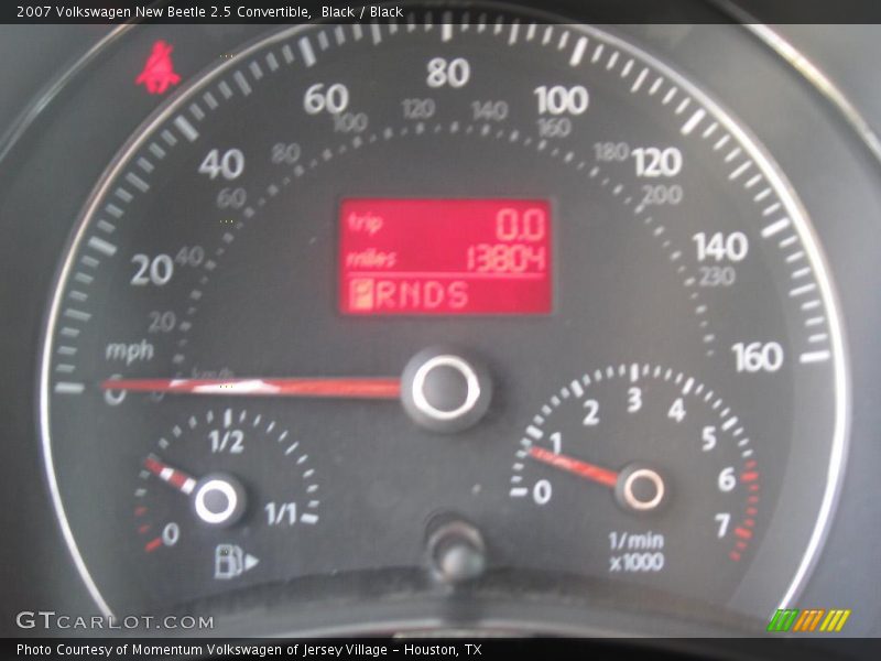 Black / Black 2007 Volkswagen New Beetle 2.5 Convertible