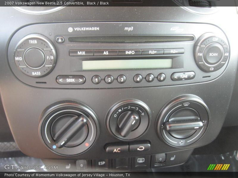 Black / Black 2007 Volkswagen New Beetle 2.5 Convertible