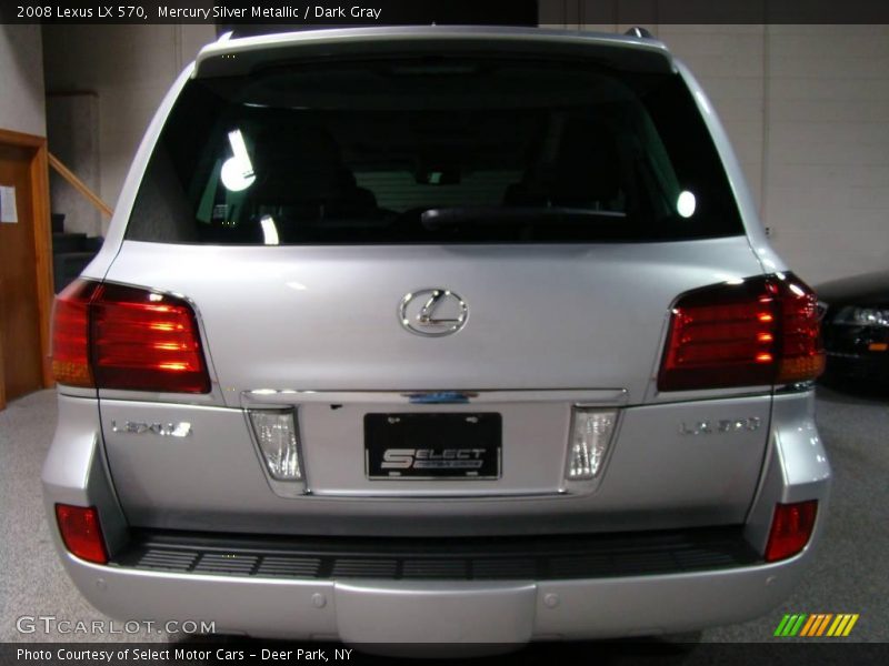 Mercury Silver Metallic / Dark Gray 2008 Lexus LX 570