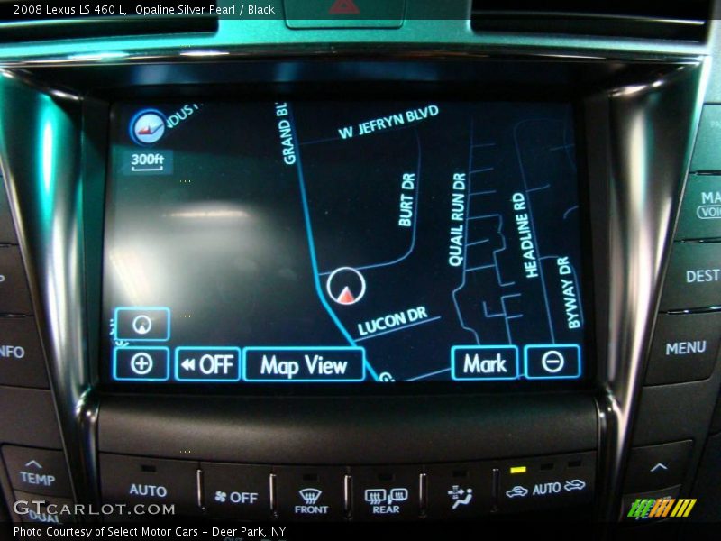 Opaline Silver Pearl / Black 2008 Lexus LS 460 L