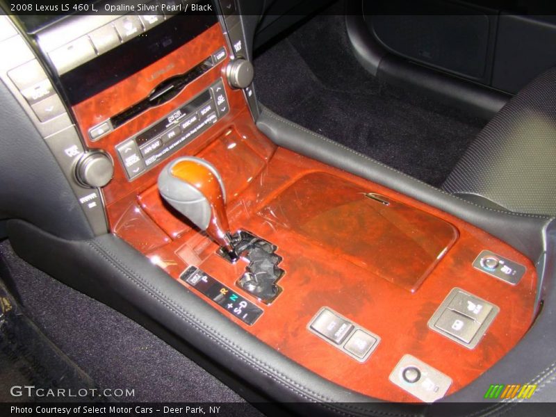 Opaline Silver Pearl / Black 2008 Lexus LS 460 L