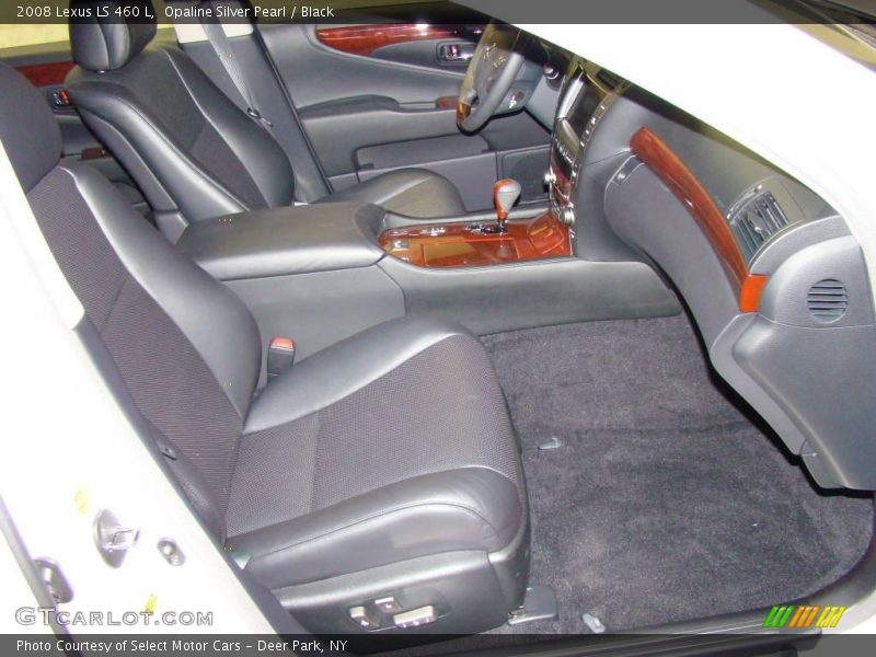 Opaline Silver Pearl / Black 2008 Lexus LS 460 L
