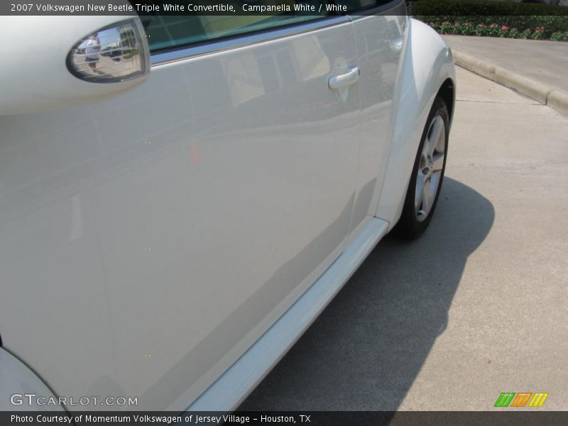 Campanella White / White 2007 Volkswagen New Beetle Triple White Convertible