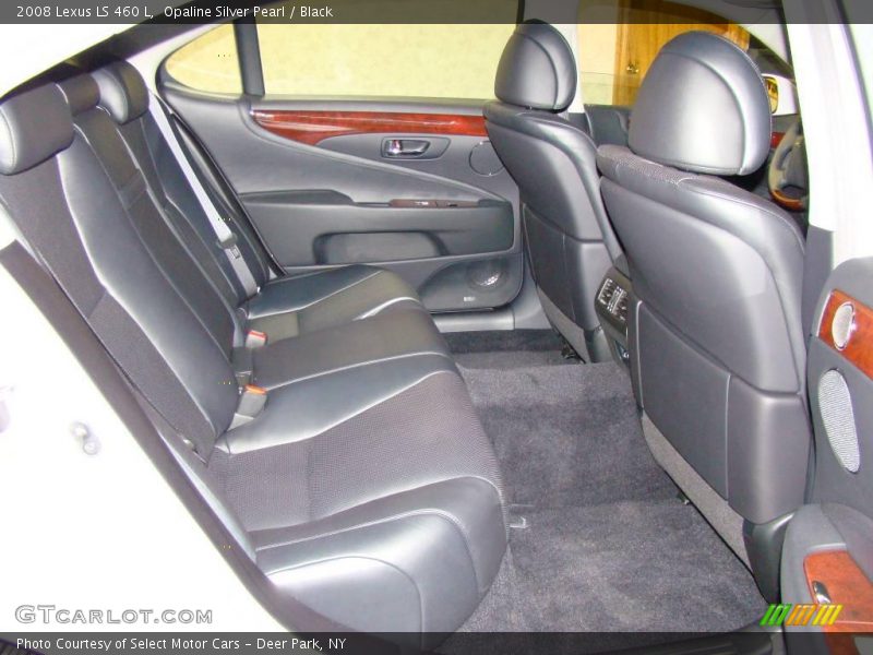 Opaline Silver Pearl / Black 2008 Lexus LS 460 L