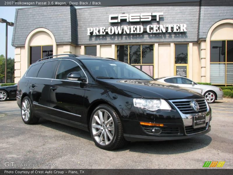 Deep Black / Black 2007 Volkswagen Passat 3.6 Wagon