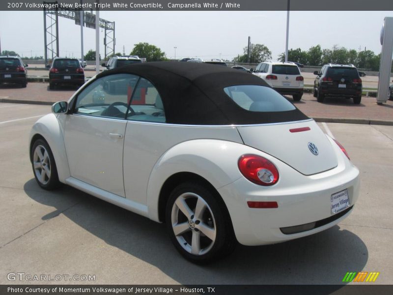 Campanella White / White 2007 Volkswagen New Beetle Triple White Convertible