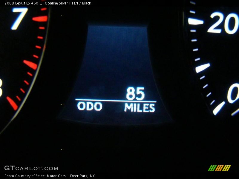 Opaline Silver Pearl / Black 2008 Lexus LS 460 L