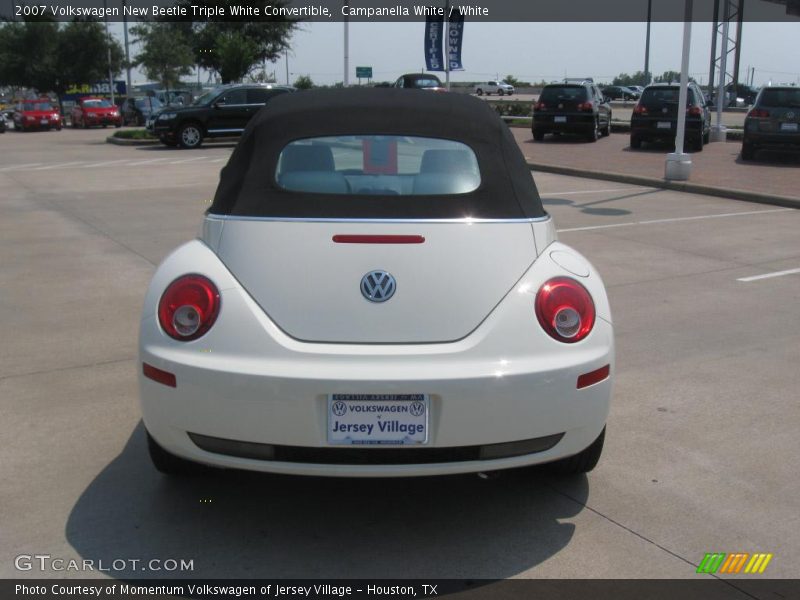 Campanella White / White 2007 Volkswagen New Beetle Triple White Convertible