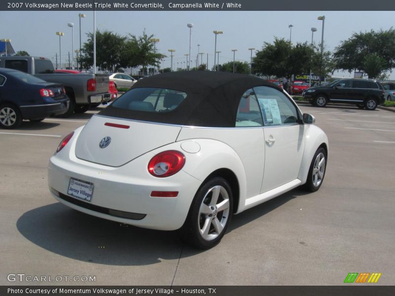 Campanella White / White 2007 Volkswagen New Beetle Triple White Convertible
