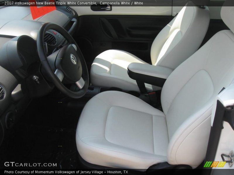 Campanella White / White 2007 Volkswagen New Beetle Triple White Convertible