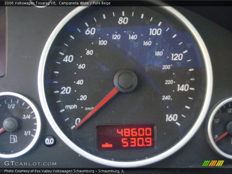 Campanella White / Pure Beige 2006 Volkswagen Touareg V8