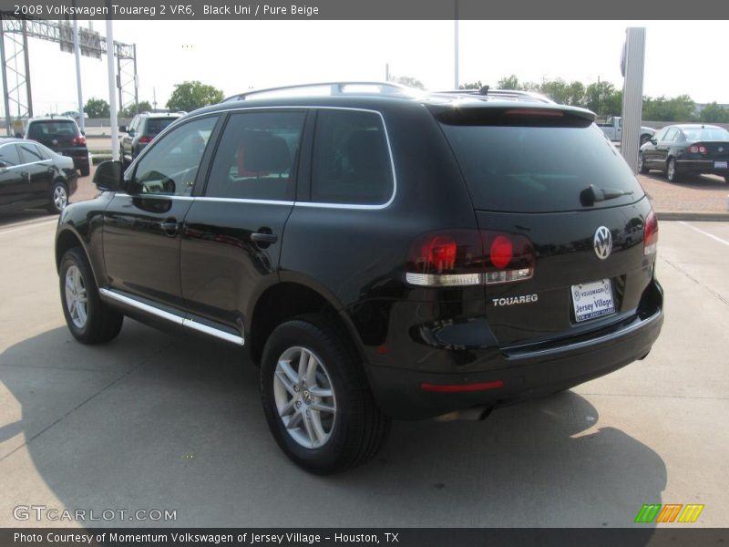 Black Uni / Pure Beige 2008 Volkswagen Touareg 2 VR6